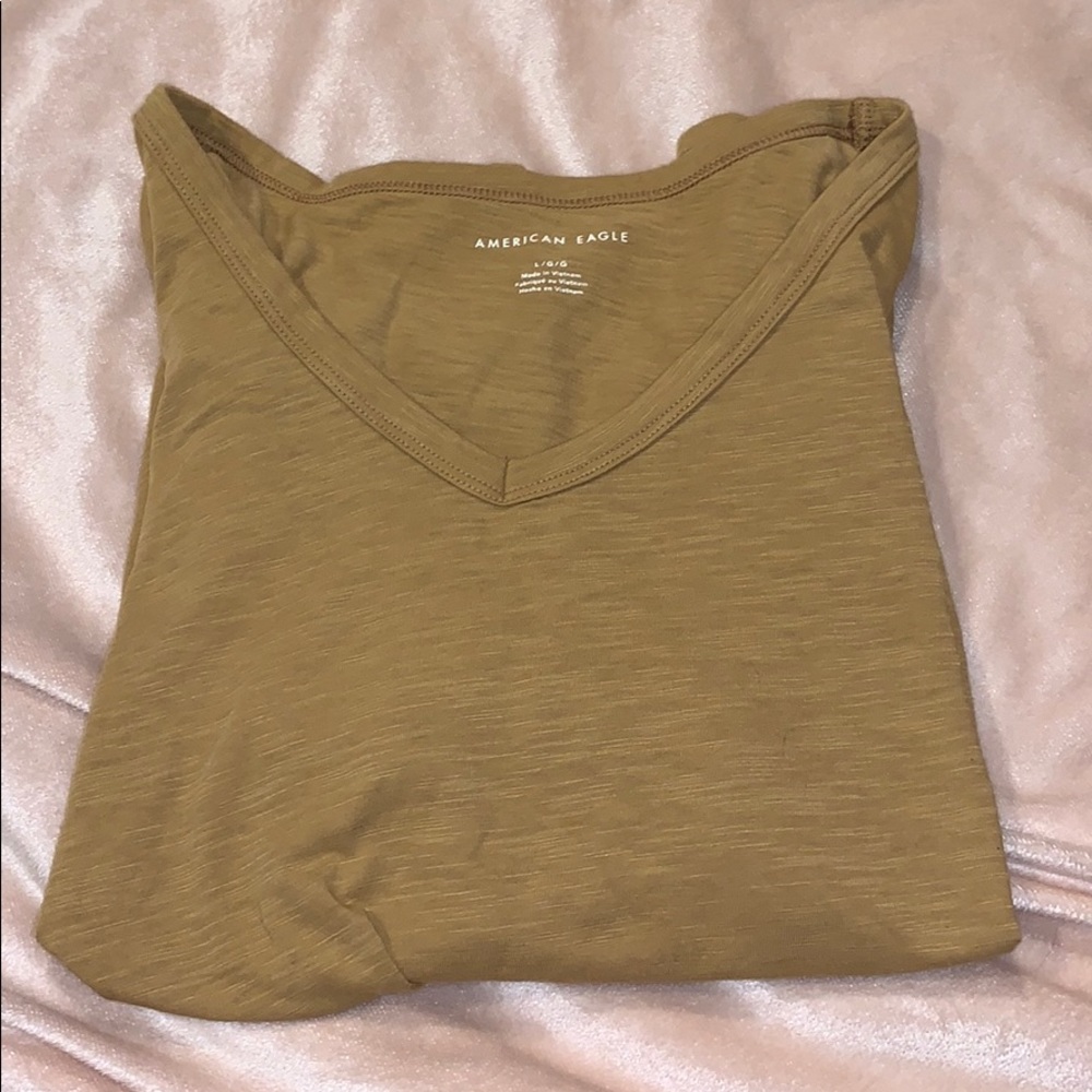 Yellow American Eagle Shirt